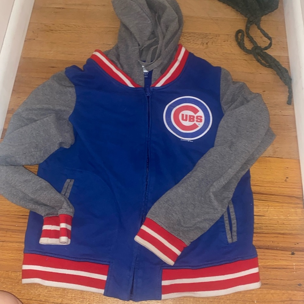 cubs zip up jacket